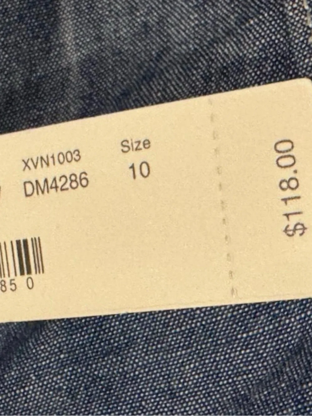 NWT J.Crew Re-Imagined Chambray Wide Leg Pants Women’s 10 100% Cotton Blue